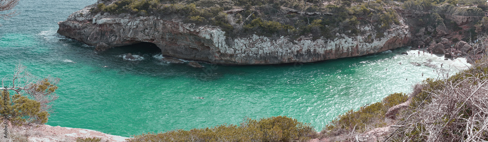 Calo Des Moro Panorámica de la mejor playa de Mallorca