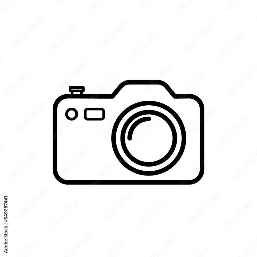 Photo camera vector icon 