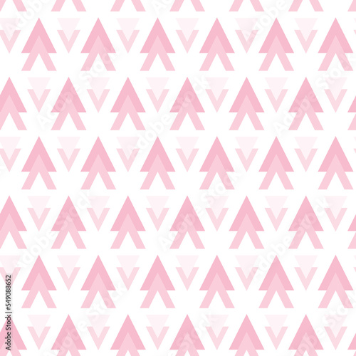 Cute seamless hand-drawn patterns. Stylish modern vector patterns with triangles of bright pink and light pink. Funny Children's Repeating Pink Print