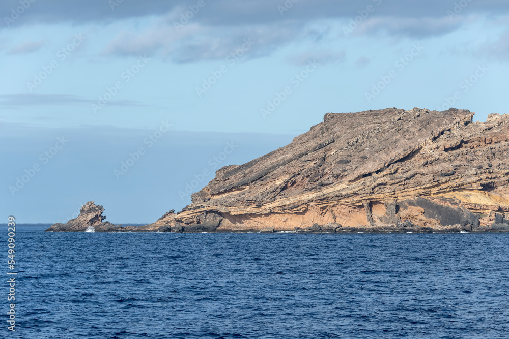 volcanic layers at Da Patacha cape, Porto Santo island