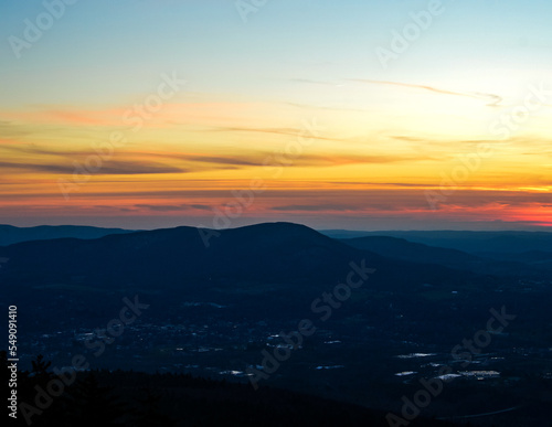 Sunset over Historic Town of Bennington Vermont
View from Bald Mountain
November 2022
