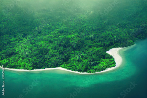 tropical island background 