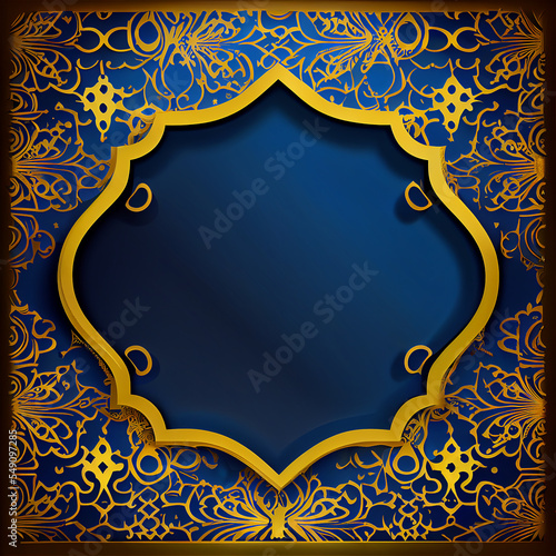 arabic background blue and ...