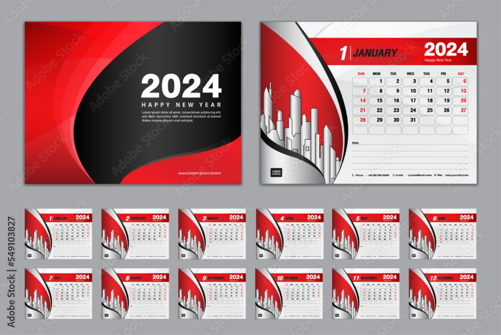 Calendar 2024 Template Set Vector Week Starts Sunday Set Of 12 Month calendar-2024-template-set-vector-week-starts-sunday-set-of-12-month