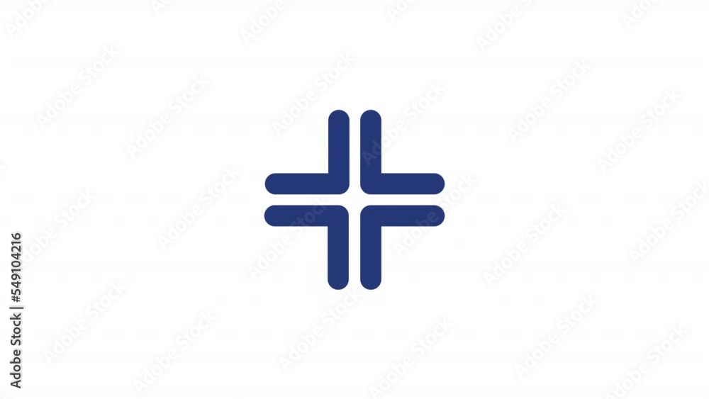 Animated minimize color ui icon. Exit full screen mode. Multimedia player. Seamless loop HD video with alpha channel on transparent background. Simple filled line RGB pictogram animation