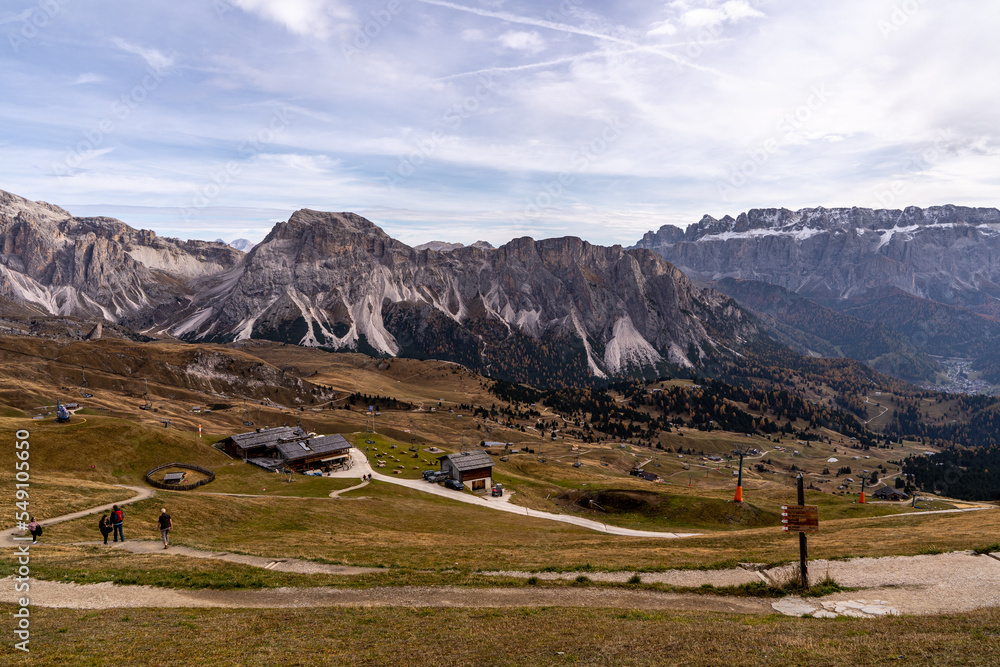 Seceda, Włochy , Dolomity, Tyrol, góry, wschód słońca, zachód słońca Seceda, Włochy , Dolomity, Tyrol, góry, wschód słońca, zachód słońca