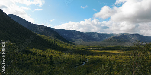 panorama of the mountains