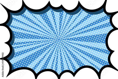 Vector background in comic book style with copy space. Retro pop art.