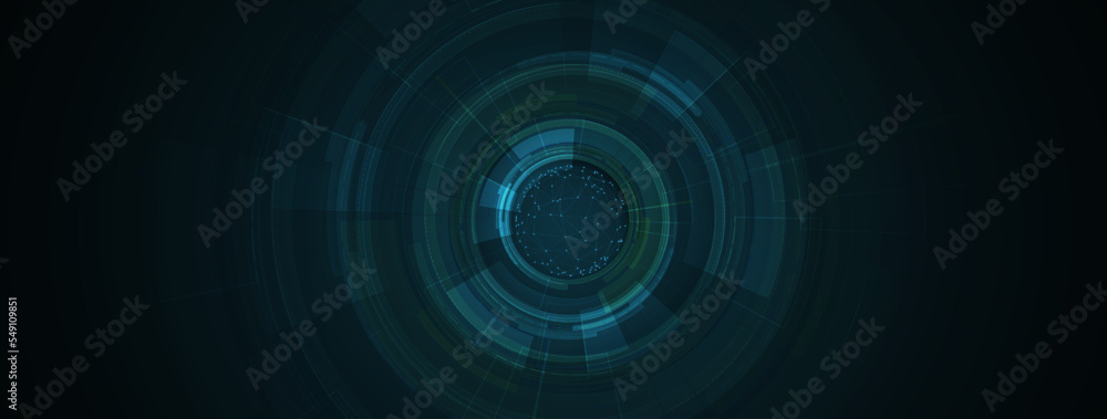 Technology data background, idea of global business solution Technology data background, idea of global business solution