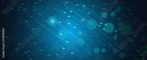 Technology data background, idea of global business solution