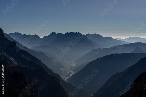 Obraz Tre Cime de Laveredo, Dolomity, Włochy, Italy, Tyrol, Alpy, góry