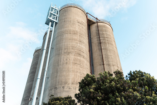 Old water tanks ready for demolition