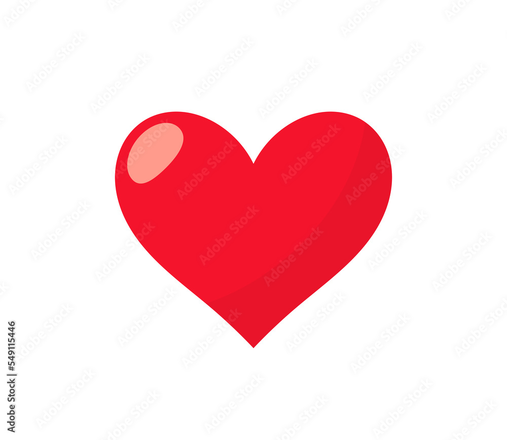 Heart icon symbol illustration. Heart icon symbol illustration.