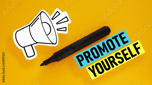 Photography Promote yourself is shown using the text