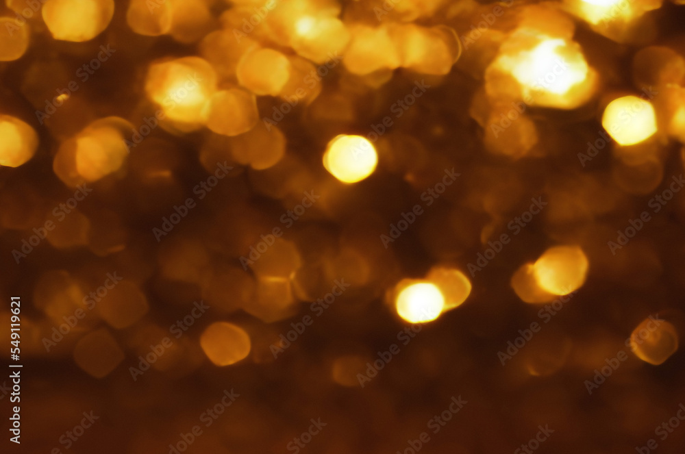 gold christmas holiday new year lights bokeh overlay background