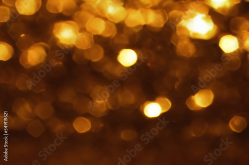 gold christmas holiday new year lights bokeh overlay background