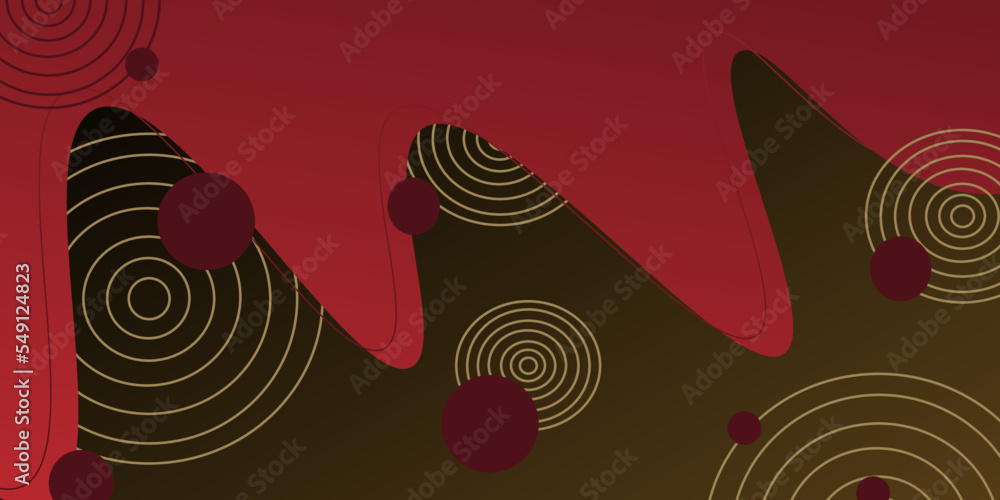 Dynamic style banner design from fruit concept. Red and green elements with fluid gradient. Dynamic style banner design from fruit concept. Red and green elements with fluid gradient.