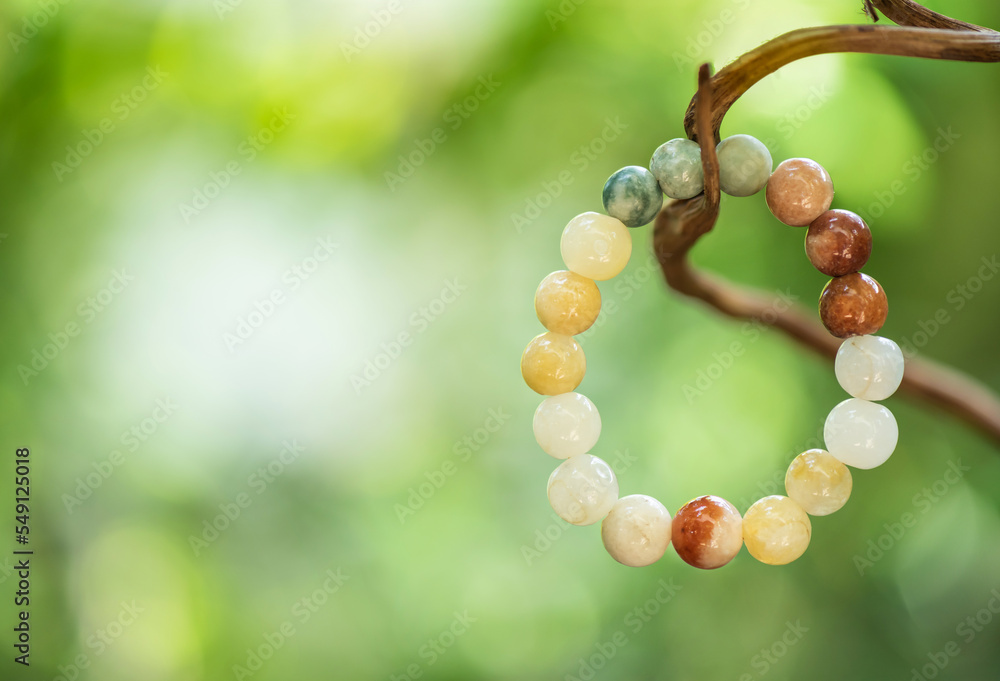 Lucky 2025 stone bracelet