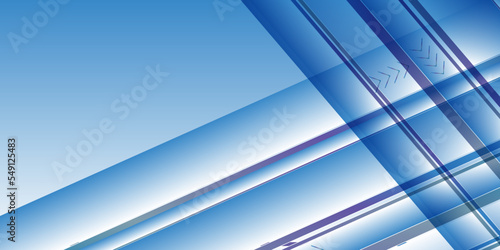 Abstract horizontal lines blue wave design pattern horizontal lines on white background