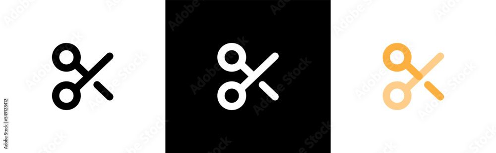 Scissors icon symbol signs vector for apps and website. Scissors icon symbol signs vector for apps and website.