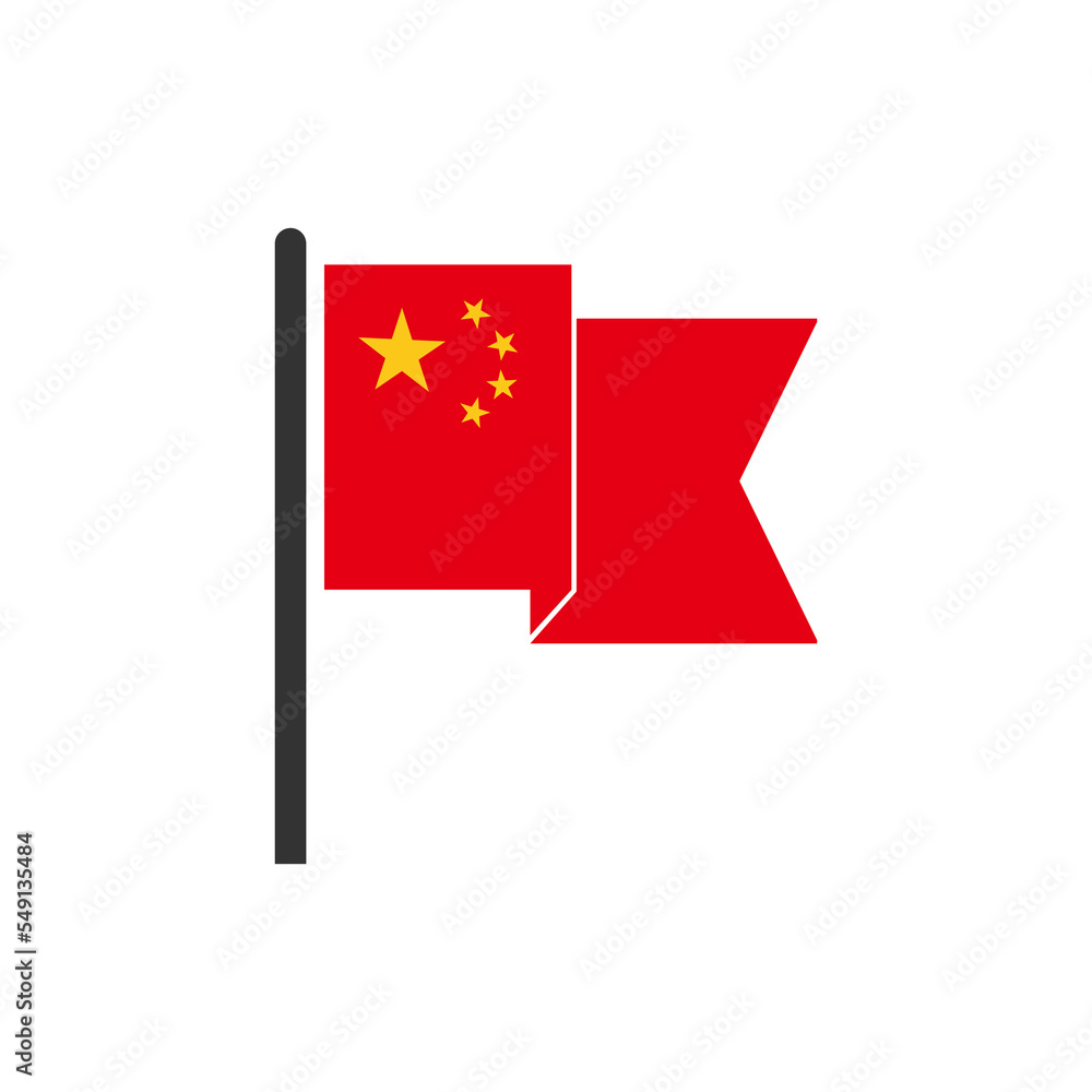 independence day of China icon set vector sign symbol