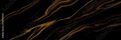 Panel kuchenny z motywem Marble texture wall surface black gold ink pattern graphic  background granite abstract light elegant grey for do floor plan ceramic counter texture tile black yellow background natural for paper.