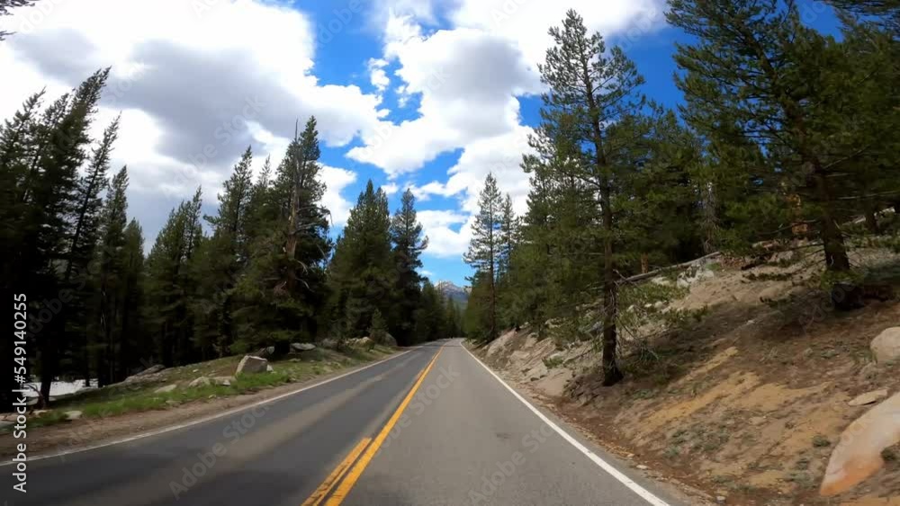 Yosemite 07 California Driving POV Yosemite 07 California Driving POV