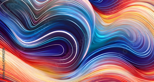 ABSTRACT COLORFUL WAVES BACKGROUND WALLPAPER