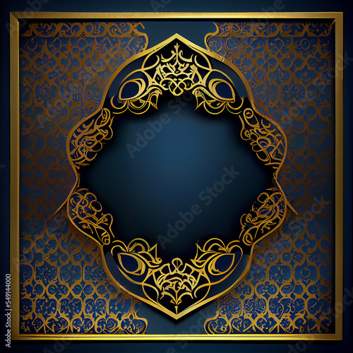 arabic background blue and ...