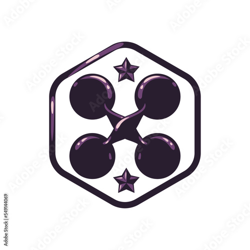 flat dumbbells badge