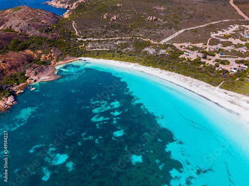 Lucky Bay from above  Cape Le Grand  Western Australian Beaches