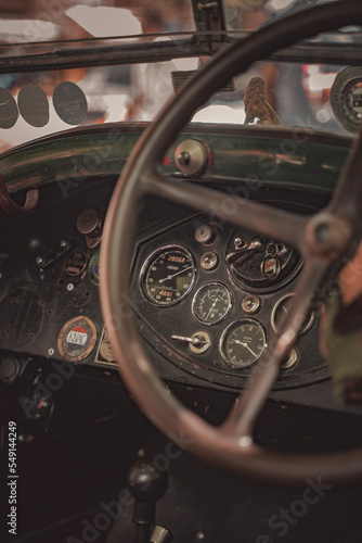 vintage steering wheel  © AndreiL