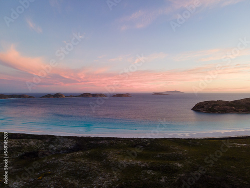 Lucky Bay from above, Cape Le Grand, Western Australian Beaches