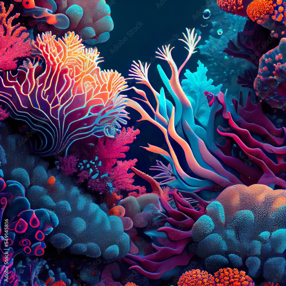 bstract nature pattern on coral, background pattern, illustration with light nature bstract nature pattern on coral, background pattern, illustration with light nature