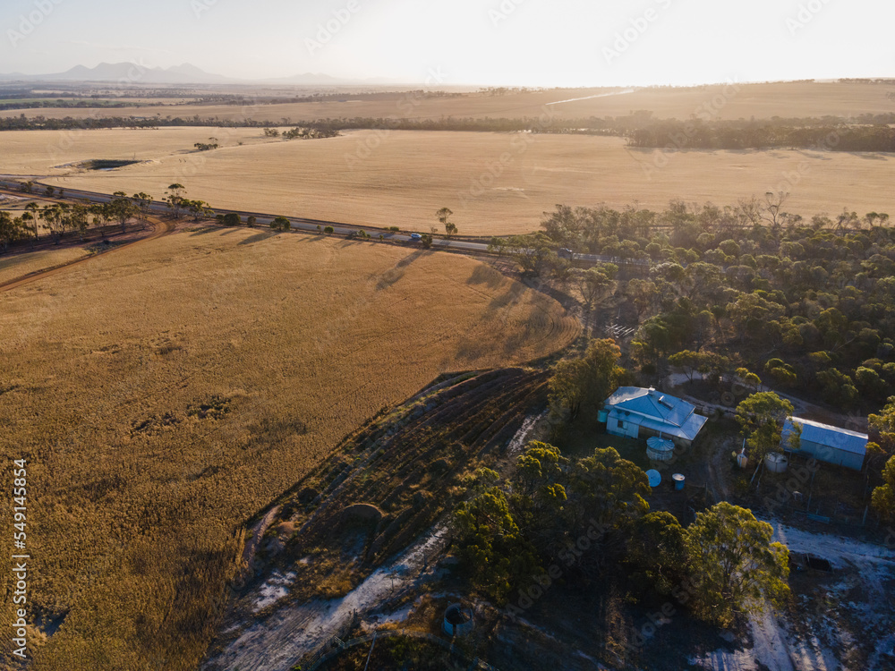 Obraz premium Rural Western Australian Wheat belt
