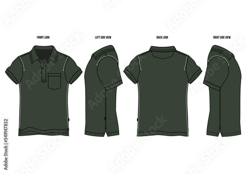 Polo Shirt Man Fashion Design