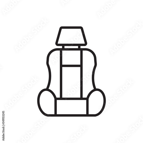 car seat icon , automotive icon