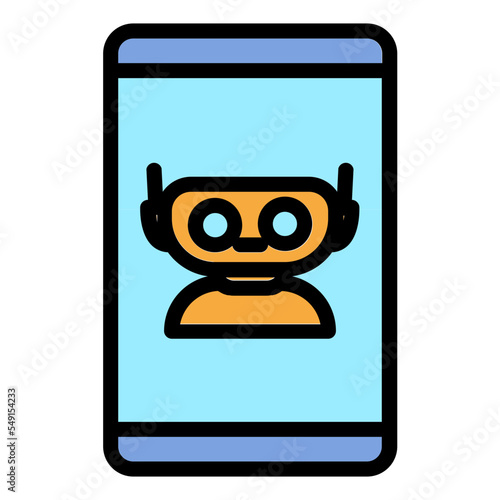 Wallpaper Mural bot online filled line icon Torontodigital.ca
