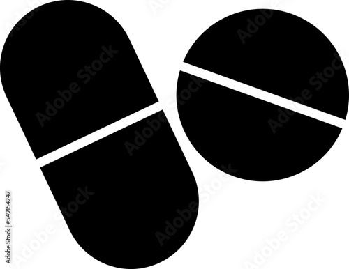 medical pil icon, capsule icon, medicine illustration.eps