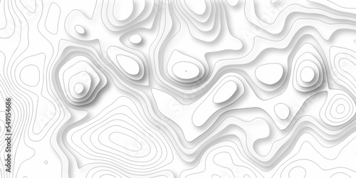 Abstract background vector and topographic patter line map background. silver line topography maount map contour background, geographic grid. Abstract vector illustration.