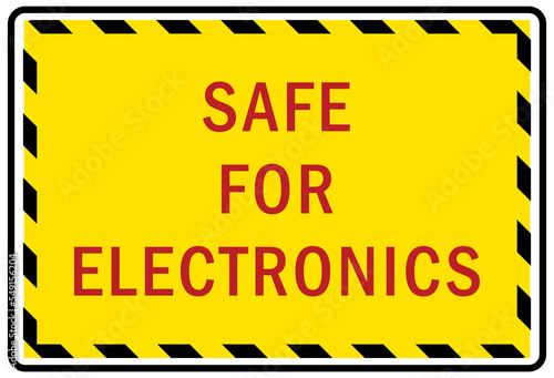 Fire emergency sign safety device for electronic