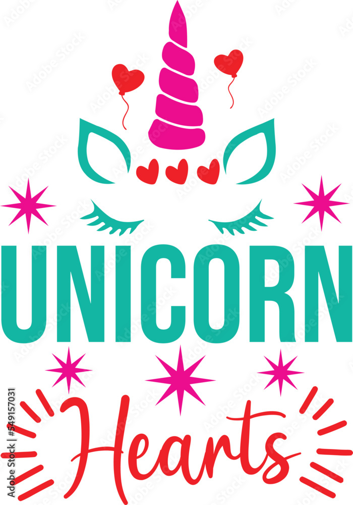 Obraz premium Unicorn svg design