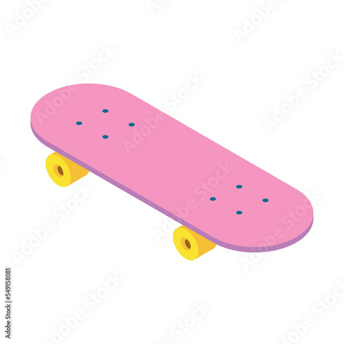 pink skate design