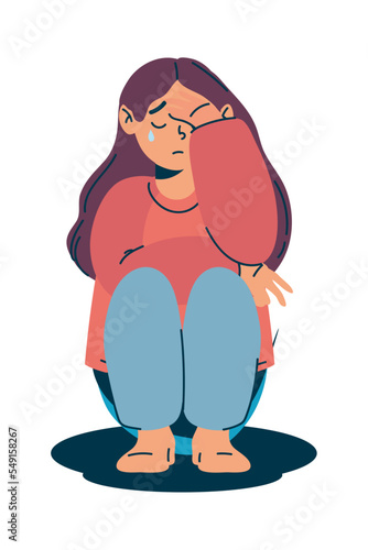 lady with phobia