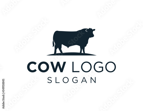 Logo about Cow on white background. created using the CorelDraw application.