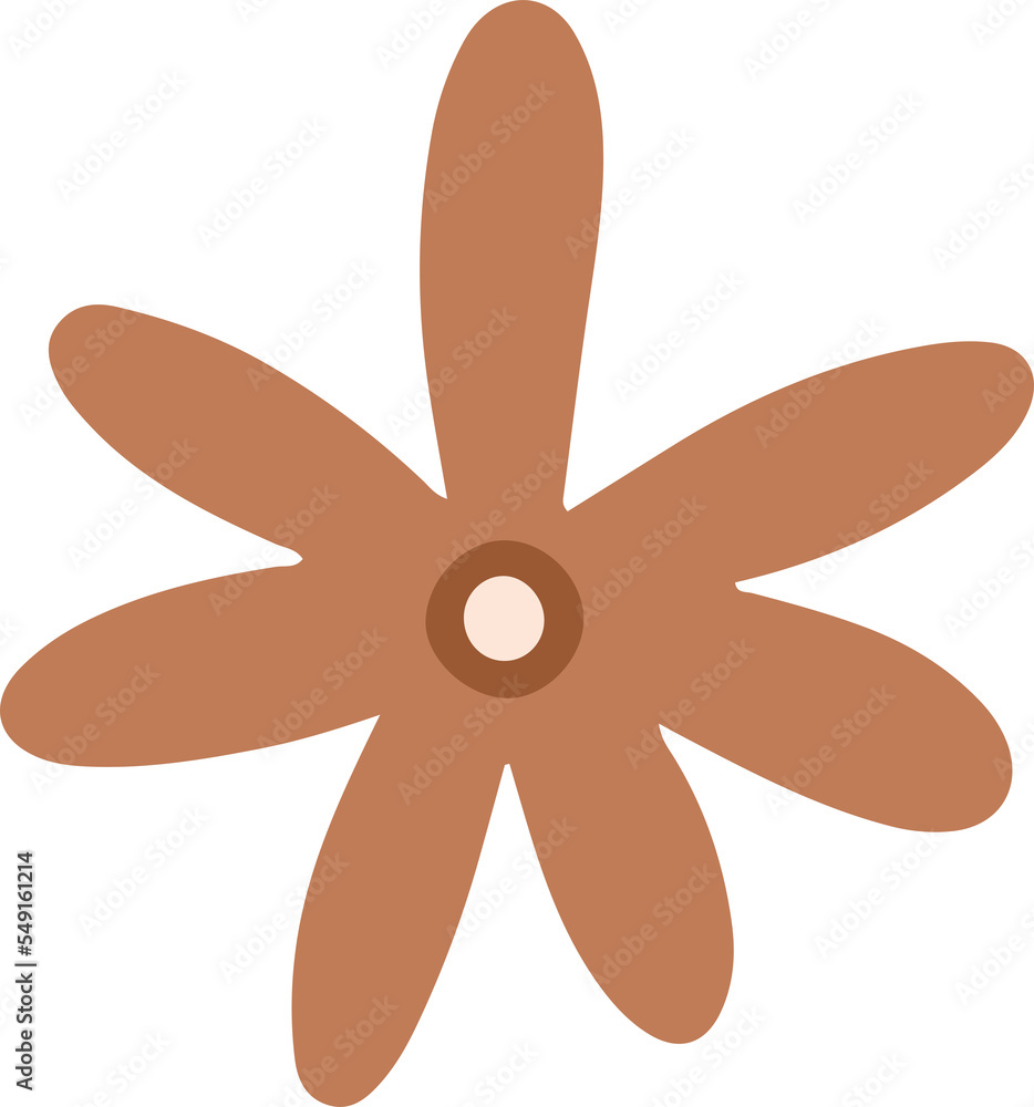 hand draw doodle flower element hand draw doodle flower element