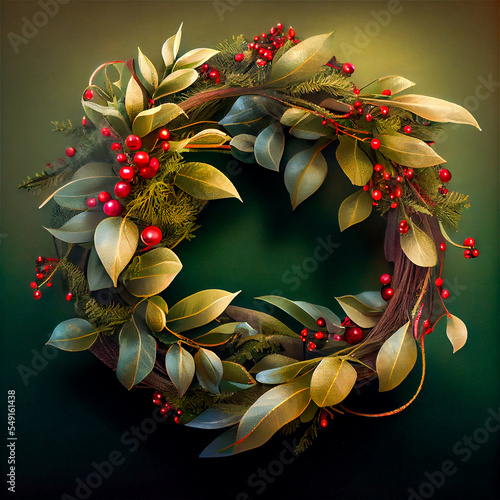 mistletoe wreath