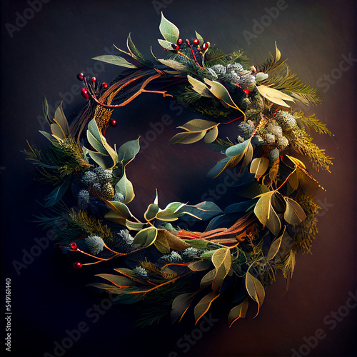 mistletoe wreath