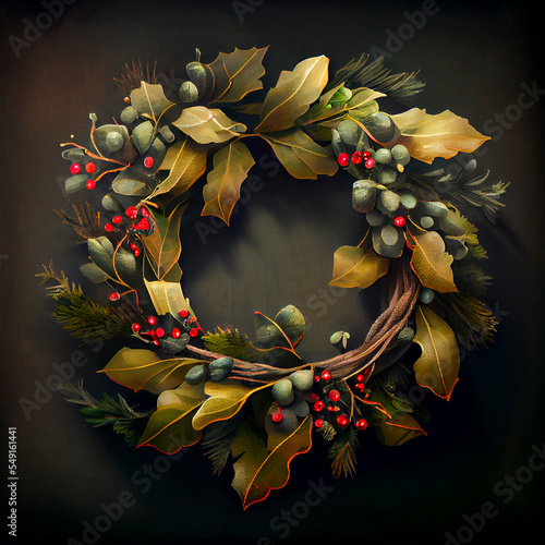 mistletoe wreath