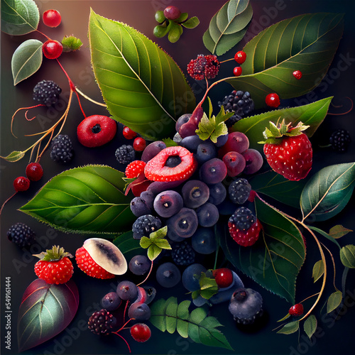 berries background